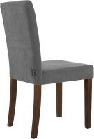 2er Set Esszimmerstuhl Ina Cord antik dunkel grau 