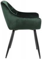 Besucherstuhl Emia Samt grün 