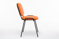 Besucherstuhl Ken Kunstleder orange Besucherstuhl Ken Kunstleder orange