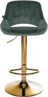 Barhocker Milet Samt gold grün 