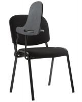 4er Set Stühle Ken mit Klapptisch Stoff  schwarz 