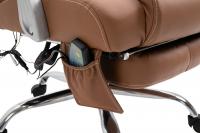 Bürostuhl Pacific mit Massagefunktion hellbraun Bürostuhl Pacific mit Massagefunktion hellbraun