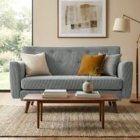 Sofa Kioni Cord grau 