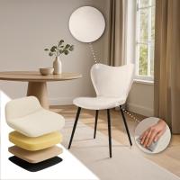 Esszimmerstuhl Maika Stoff creme 