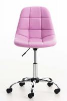 Bürostuhl Emil Kunstleder pink 