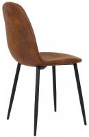 Esszimmerstuhl Napier Vintage Kunstleder braun 