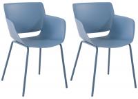 2er Set Stuhl Alpena blau 