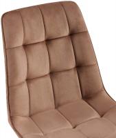 Esszimmerstuhl Gifford Samt braun 