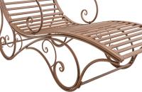 Gartenliege Amiens antik braun 