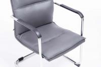 2er Set Besucherstuhl Seattle grau 