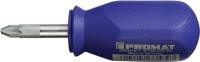 Schraubendreher Gr.PZD 2 Klingen-L.25mm 1K-Griff Rundkl.PROMAT