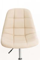 Bürostuhl Emil Kunstleder creme 