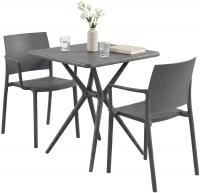 Gartenmöbel-Set Pula dunkelgrau