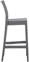 Barhocker Flamur dunkelgrau 