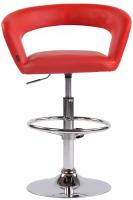 Barhocker Jaen Kunstleder rot 