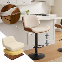 Barhocker Beverley B Stoff walnuss/creme 