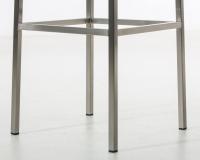 2er Set Barhocker Montreal 85 Stoff edelstahl blau 