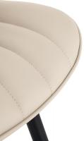 2er Set Stühle Largo Kunstleder creme 