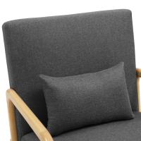 Sessel Hibbing Stoff dunkelgrau 