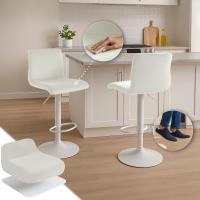 Barhocker Hover Samt W creme 