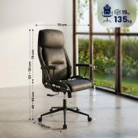 Bürostuhl Siddar antik schwarz Bürostuhl Siddar antik schwarz