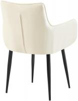 Stuhl Tirana Samt creme 