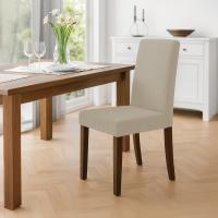 Esszimmerstuhl Ina Cord antik dunkel hellbraun 