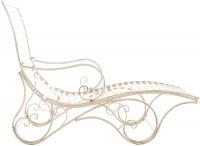 Gartenliege Amiens antik-creme 