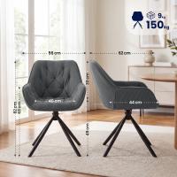 Esszimmerstuhl Rimio Cord grau Esszimmerstuhl Rimio Cord grau