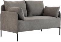Ziden Couch 2 Sitzer Stoff taupe 