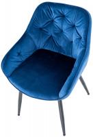 2er Set Esszimmerstühle Cassis blau 