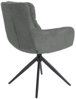 Esszimmerstuhl Vilas Stoff grau 