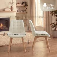 Stuhl Brook Cord beige 