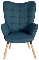Sessel Garding Stoff blau 