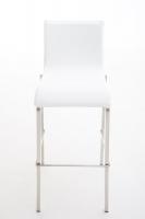 Barhocker Avola Leder Flach E78 weiß 