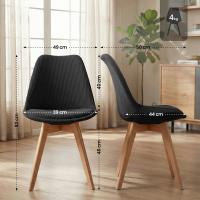 Stuhl Linares Cord anthrazit 