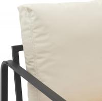 Lounger Manea Kunstleder creme 