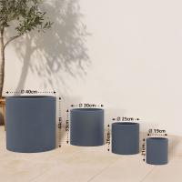 4er Set Pflanzkübel 1 anthrazit 4er Set Pflanzkübel 1 anthrazit