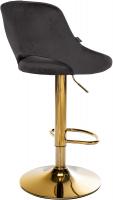 Barhocker Milet Samt gold schwarz 