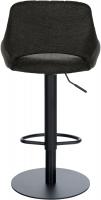 2er Set Barhocker HD Milet B Stoff dunkelgrau 