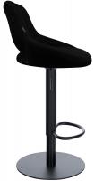 2er Set Barhocker HD Milet B Stoff schwarz 