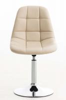 Stuhl Emil Kunstleder creme 