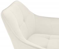 Esszimmerstuhl Scott Samt creme 
