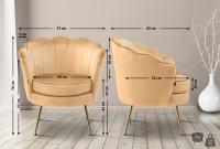 Stuhl Rosita Samt gelb 