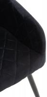 Esszimmerstuhl Shila Samt schwarz 