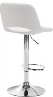 2er Set Barhocker Camden Kunstleder chrom weiß 