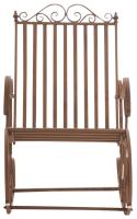 2er Set Schaukelstühle Smilla braun 