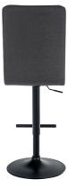 Barhocker Peking V2 Stoff schwarz dunkelgrau 