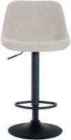 2er Set Barhocker Loft Stoff creme 