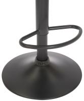 2er Set Barhocker Jamie Samt schwarz 